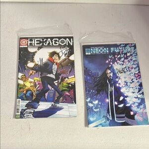 SIGN AUTOGRAPH- Hexagon Comic Book by Don Diablo (Don Diablo & Steve Aoki)